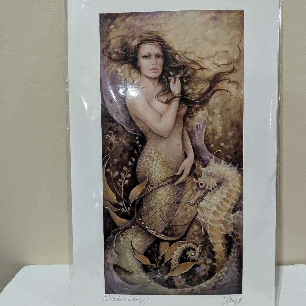 "Sarah's Song" Authentic Giclee' Print By Christina P Wyatt. 17" X 11